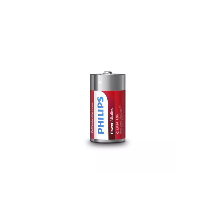 pila philips c / lr14 alkaline 1.5 v pack 2 un.