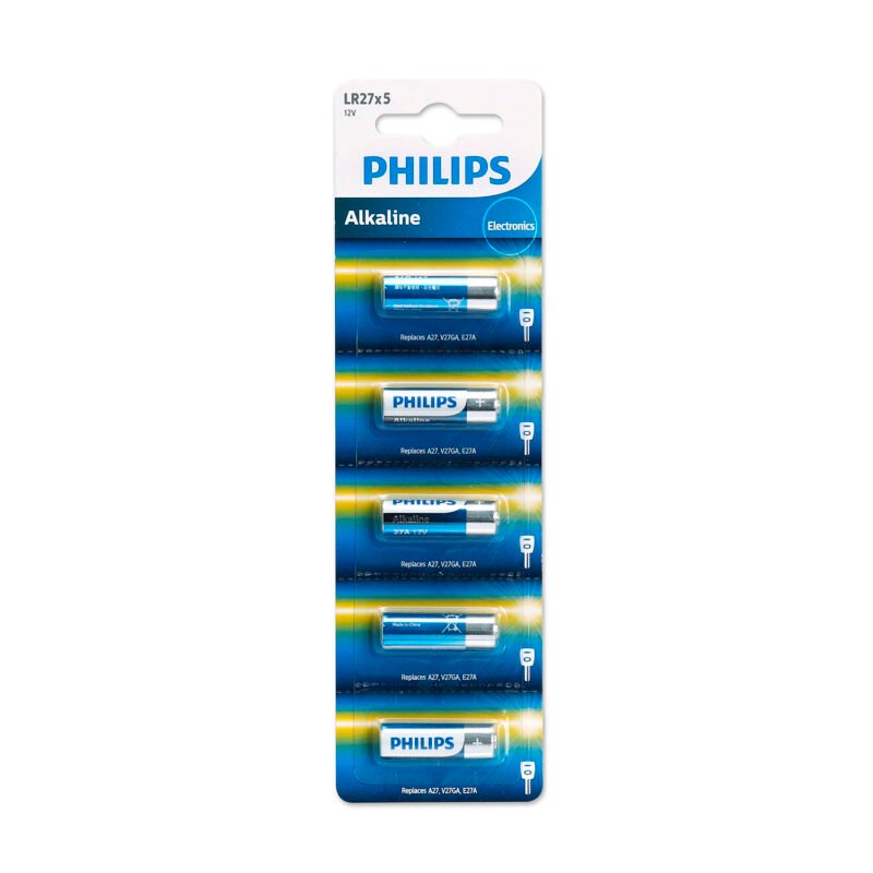 pila philips alcalina pack de 5 piezas