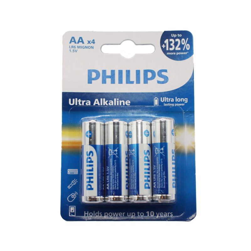 pila philips ultra alcalinas aa blister de 4 unidades — vista 5