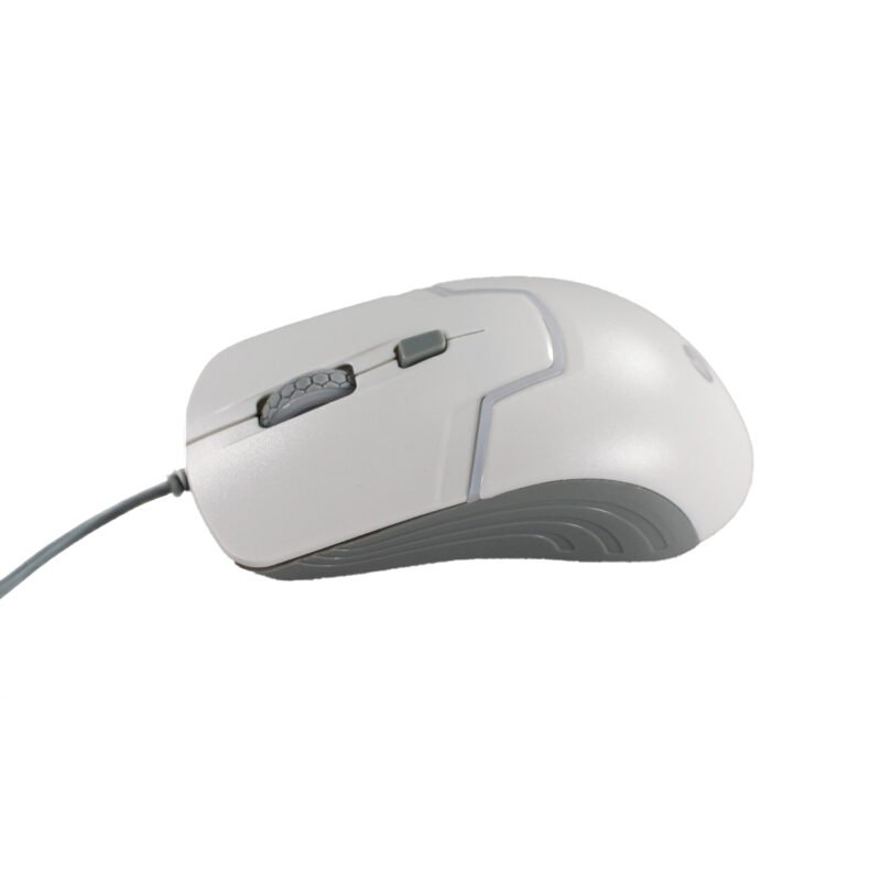 mouse hp optico con cable, 1600 dpi, sensor sunplus 168a, 4 botones, interfaz usb, alcance 1.5m.white — vista 3
