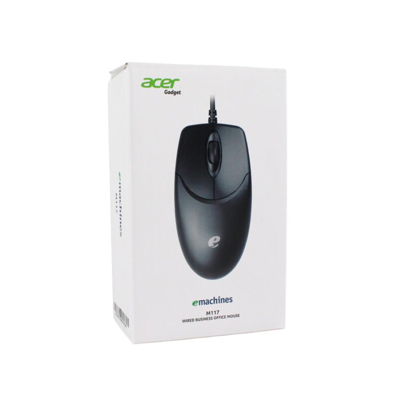 mouse acer con cable 1200 dpiwhite certificado porwindows — vista 2