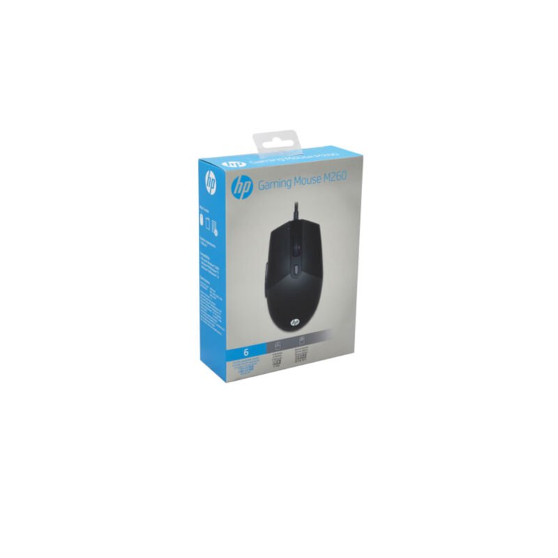 mouse hp gamer, seguimiento optico preciso, dpi ajustable 1000 1600, consolas y computadoras portatiles. black — vista 3