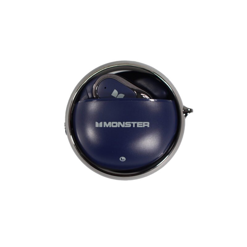 audifono monster bt v5.4 carga tipo c blue — vista 2