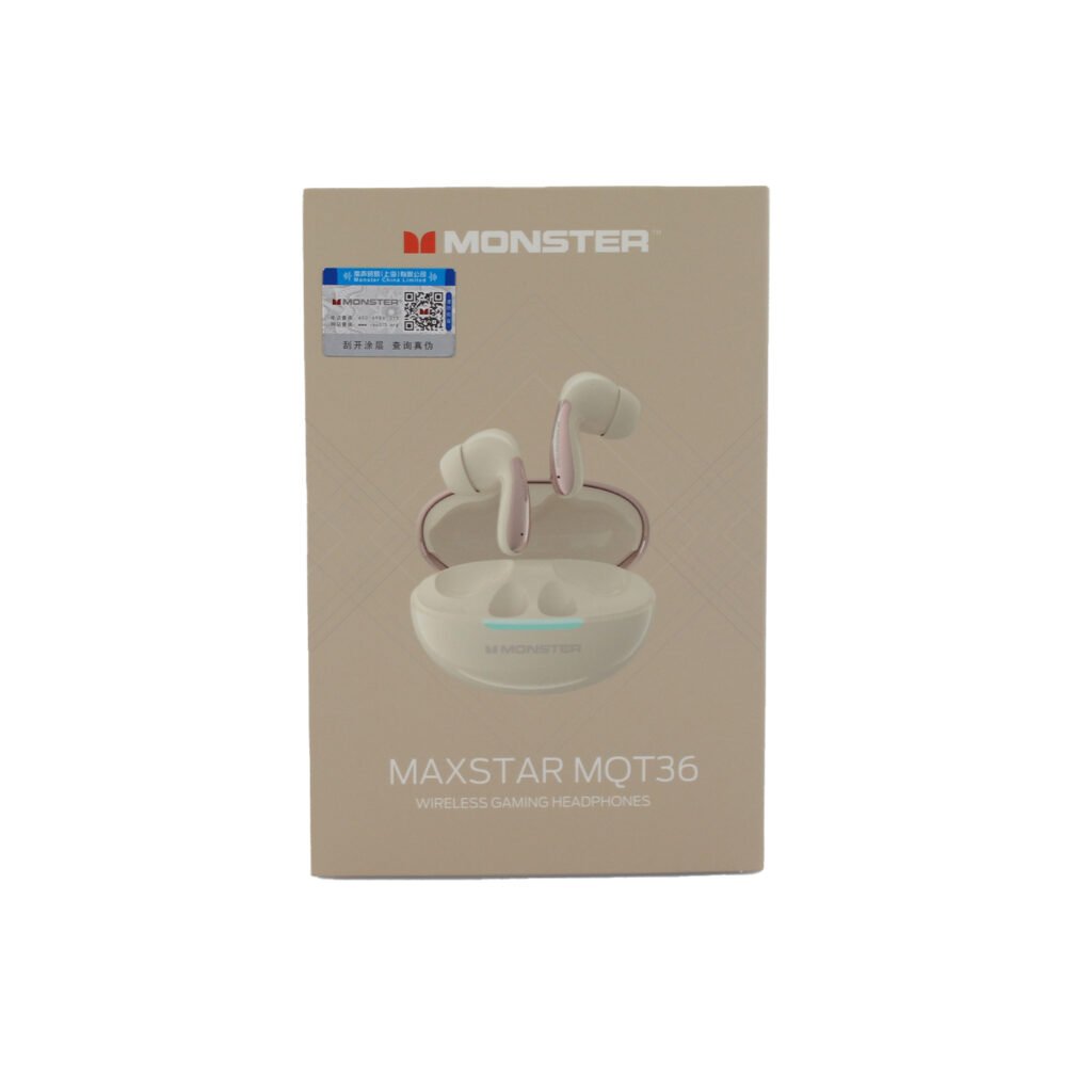 audifono monster bt v5.4 carga tipo c beige