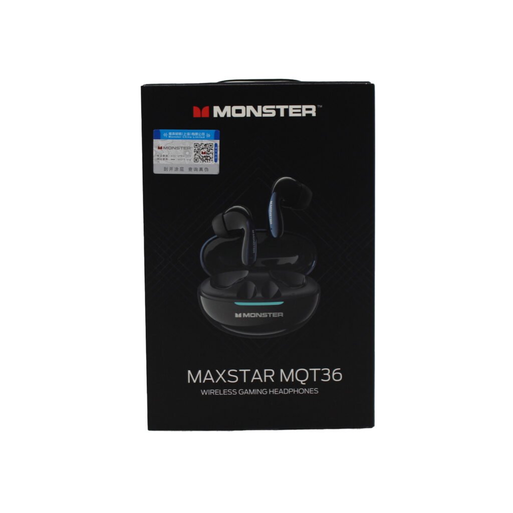 audifono monster bt v5.4 carga tipo c black