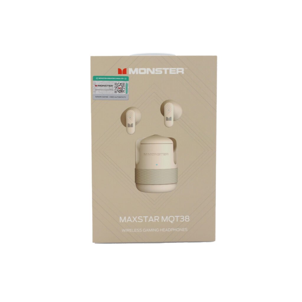 audifono monster bt v5.4 carga tipo c beige