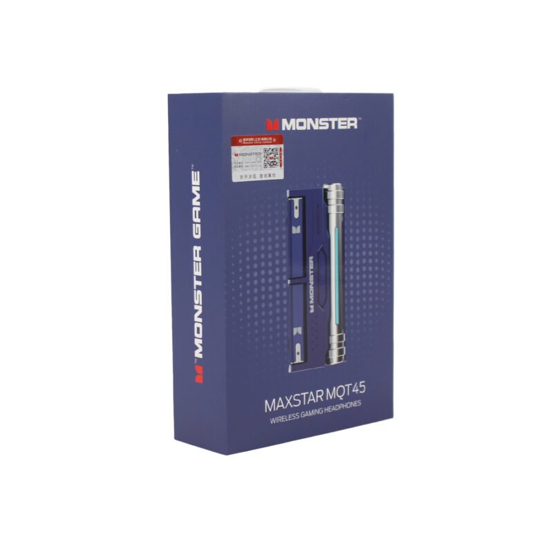 audifono monster bt v5.4 carga tipo c blue — vista 3