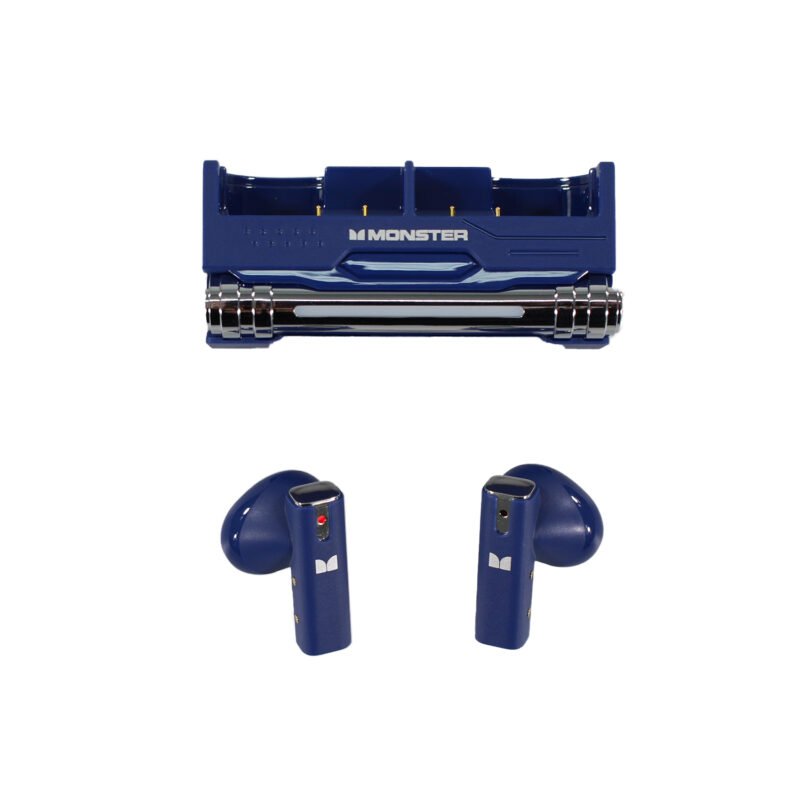 audifono monster bt v5.4 carga tipo c blue — vista 4