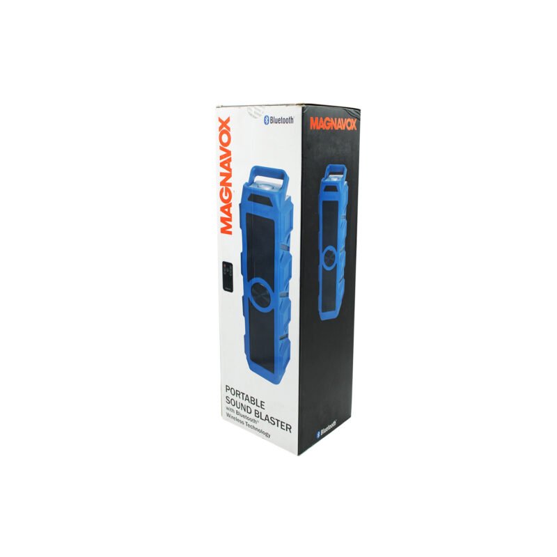 parlante magnavox portatil bt, diseÑo moderno, bajos profundos, altos transparentes, ideal para exteriores. — vista 5