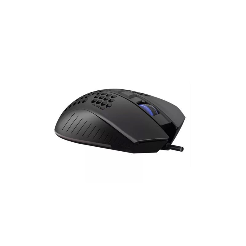 mouse viewsonic gamer, cable usb 1.8m, 9 botones, 1000 6400 dpi, luz rgb, diseÑo ergonomico. black — vista 2
