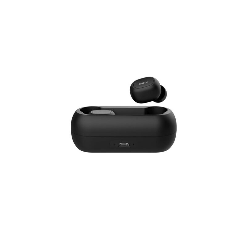 audifono qcy t1c in ear inalambricos black — vista 4
