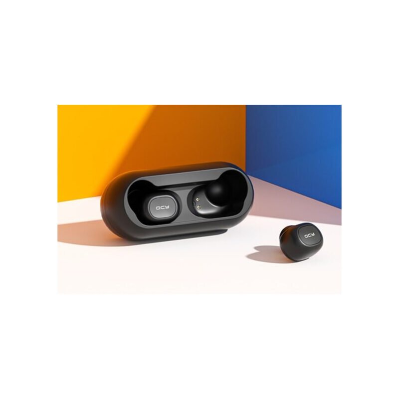 audifono qcy t1c in ear inalambricos black — vista 2