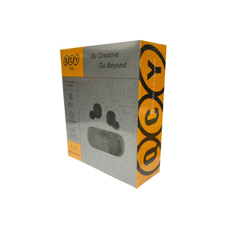 audifono qcy t1c in ear inalambricos black