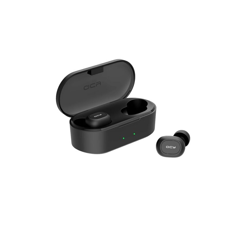 audifono qcy t2c in ear, bt v5.0, sonido potente, estuche 800mah, smart touch, 4h cada carga. — vista 3