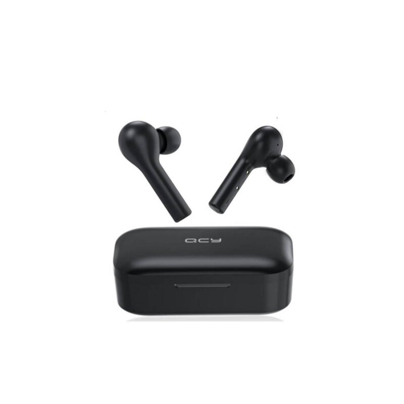 audifono deportivos portatiles qcy, bt v5.0, diseÑo eronomico, conexion estable, carga automatica. black — vista 4