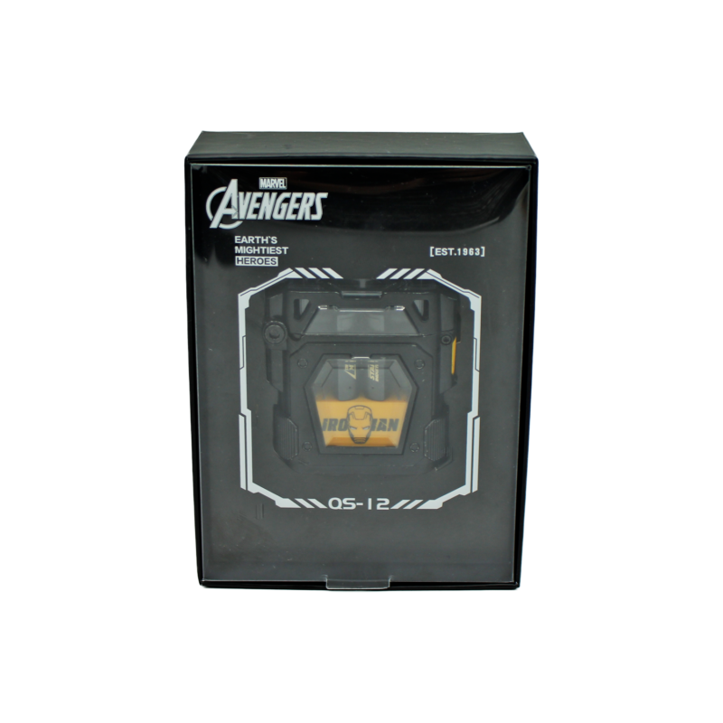audifono disney ironman bt v5.3, bateria 33mah, carga rapida 1.5h, 5h escucha, 90h espera, estuche 320mah. — vista 6