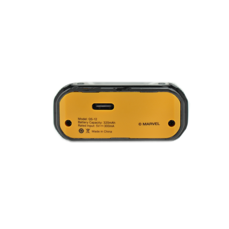 audifono disney ironman bt v5.3, bateria 33mah, carga rapida 1.5h, 5h escucha, 90h espera, estuche 320mah. — vista 3