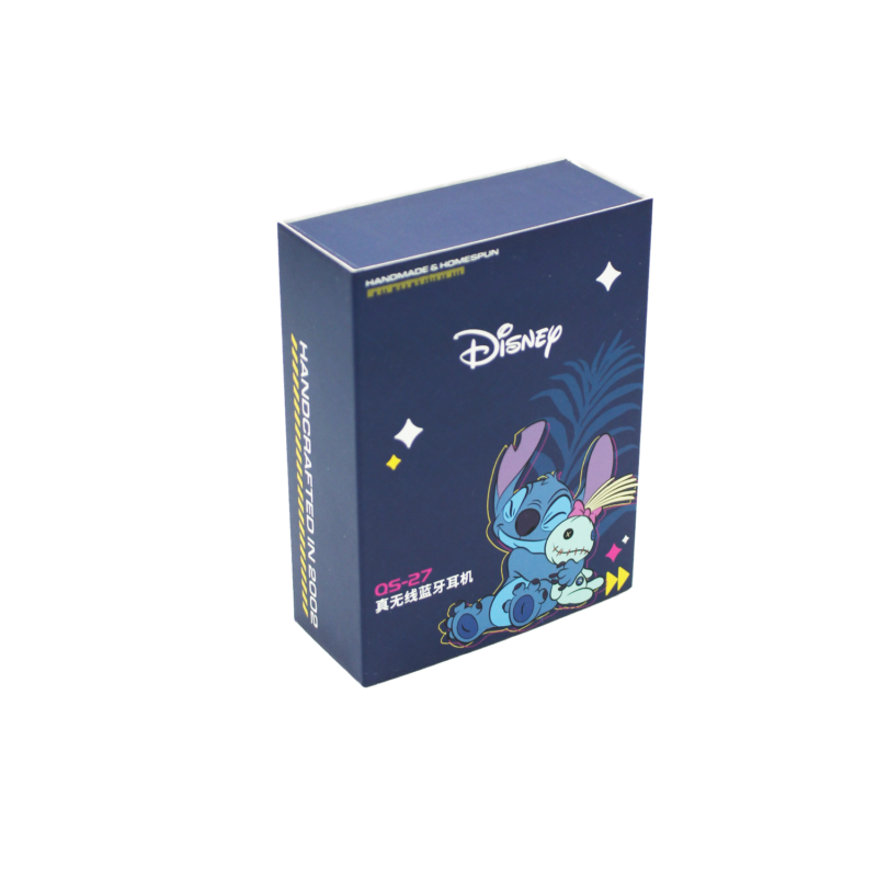 audifono disney earbuds stitch qs 27 blue (ean:923) — vista 3