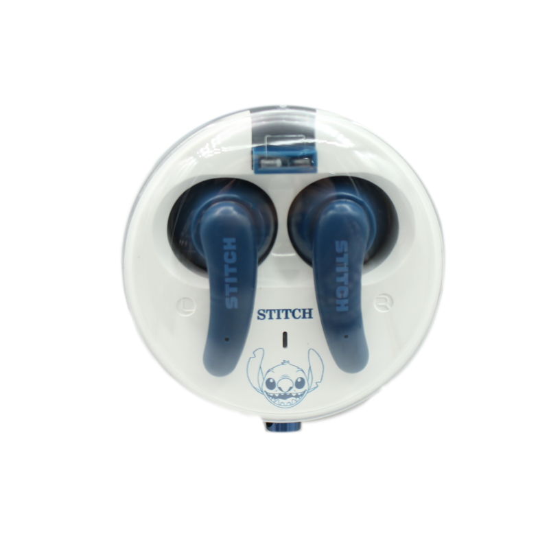 audifono disney earbuds stitch qs 27 blue (ean:923) — vista 2