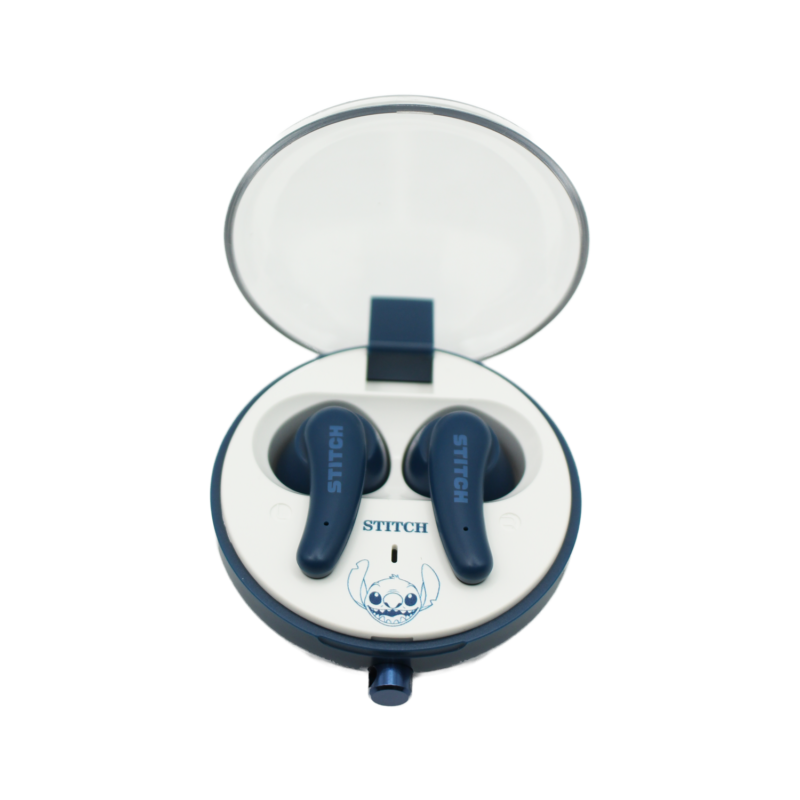 audifono disney earbuds stitch qs 27 blue (ean:923)