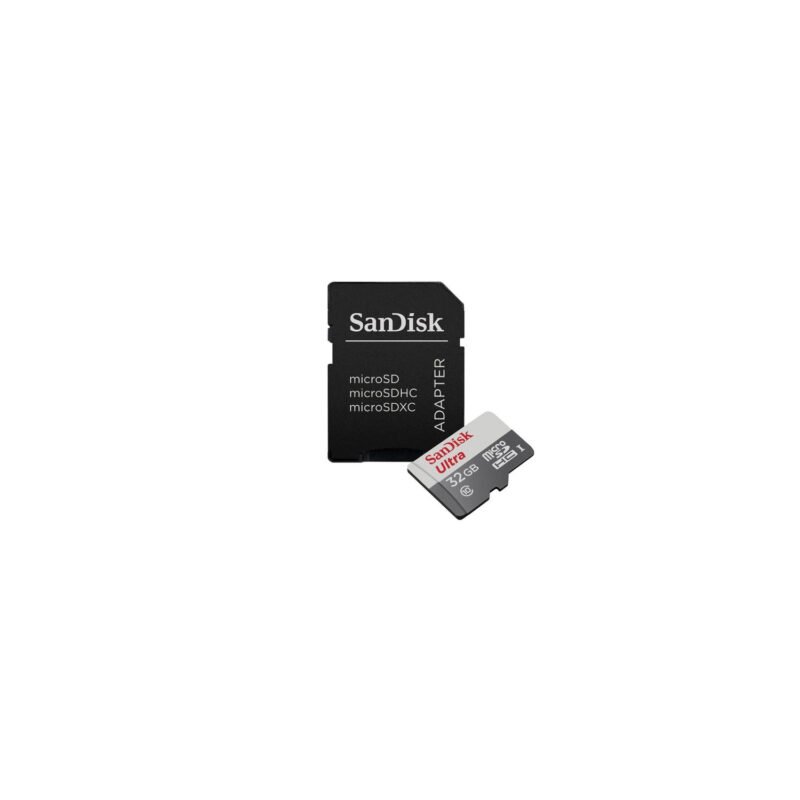 micro sdhc 32gb sandisk hc ultra c/adaptador ush 1 c10 100mb  — vista 2