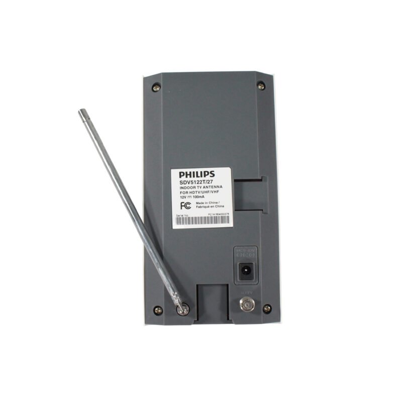 antena philips digital para tv, aumenta recepcion de seÑales debiles, amplificacion hasta 15 db, diseÑo compacto, filtro reduccion de ruido. — vista 4
