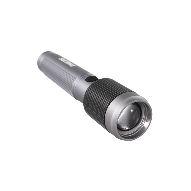 linterna philips recargable led 15w, bateria de 1200mah, 650 lumenes y alcance de 300 metros. lente ajustable. interfaz de carga tipo c — vista 5