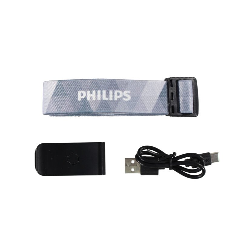 cintillo linterna philips recargable 1000 mah, 450 lumenes, rango de 135m. interfaz de carga tipo c — vista 5