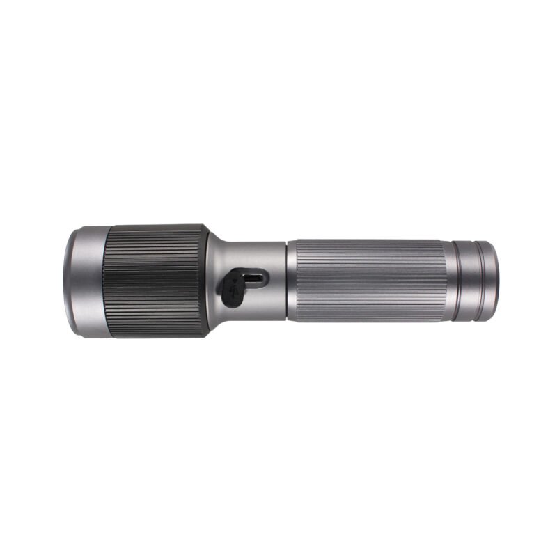 linterna philips recargable led 30w, bateria de 2200mah, 1450 lumenes y alcance de 690 metros. lente ajustableinterfaz de carga tipo c. — vista 4