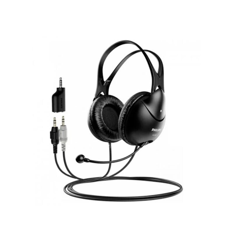audifono philips con microfono, de pc, microfono regulable, compatible smartphones, rango de frecuencia 15 22.000hz.