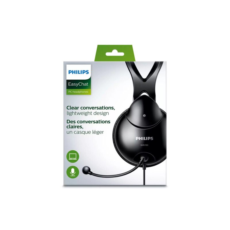 audifono philips con microfono, de pc, microfono regulable, compatible smartphones, rango de frecuencia 15 22.000hz. — vista 3