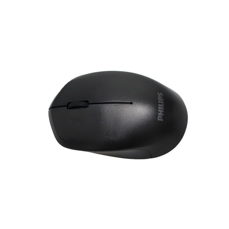 mouse philips inalambrico 2.5ghz, 1600dpi, 3 botones, sensor optico, distancia 10m, bateria aa. — vista 3