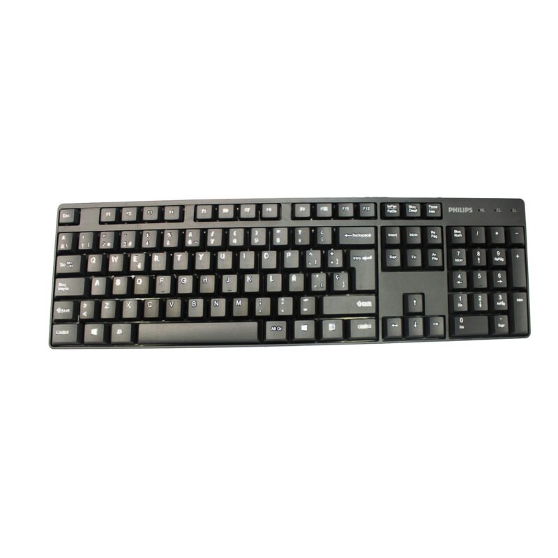 kit de teclado y mouse philips, 1000 dpi, conectividad usb, cable 1.5m, 104/105/107 teclas. — vista 3