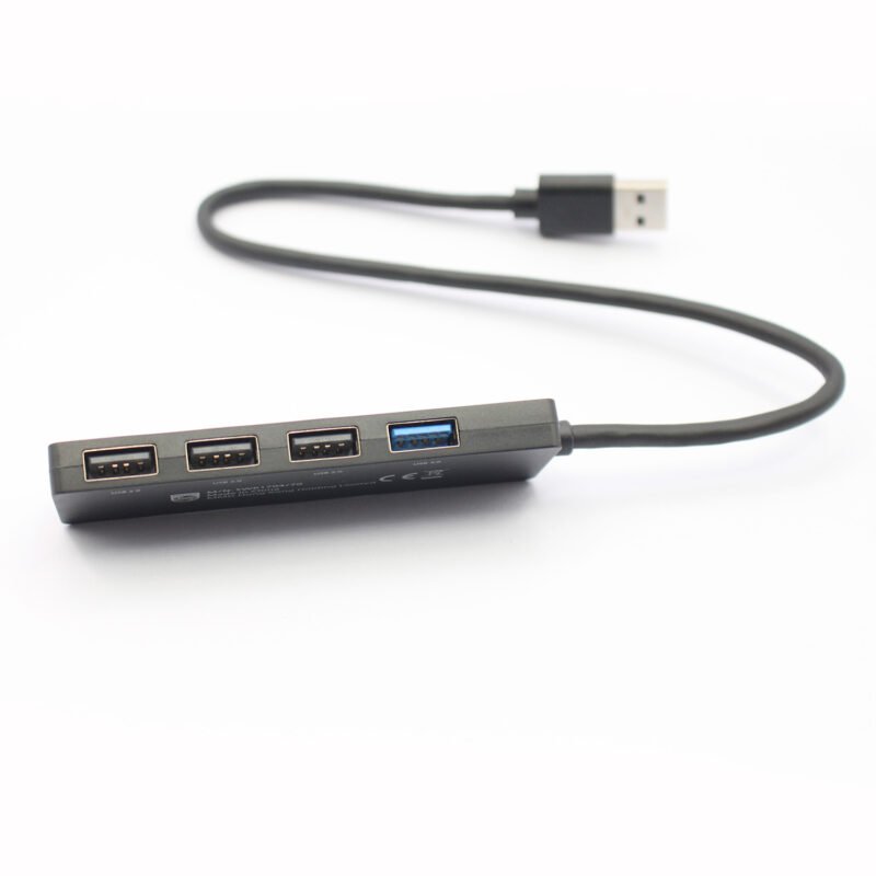 hub philips 4 salidas 1 puerto usb 3.0 de 5gbps 3 puertos usb 2.0 de 480mbps — vista 4