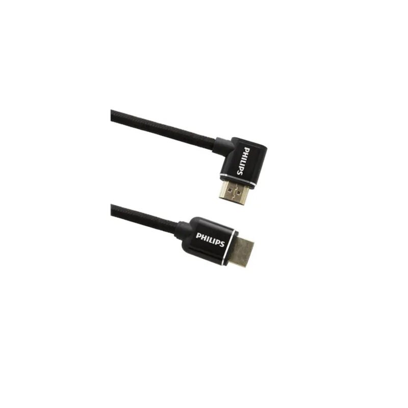 cable philips hdmi alta velocidad 90°, 1.5m, conexion tv a sistema home theater, sonido envolvente. — vista 3