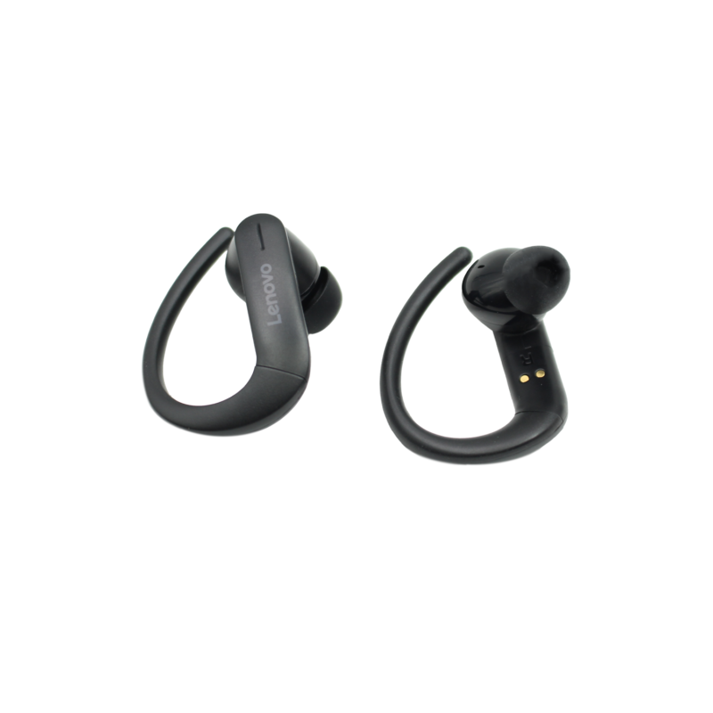 audifono lenovo (ean727), bt v5.2, color, bateria 40mah, estuche 300m black — vista 4