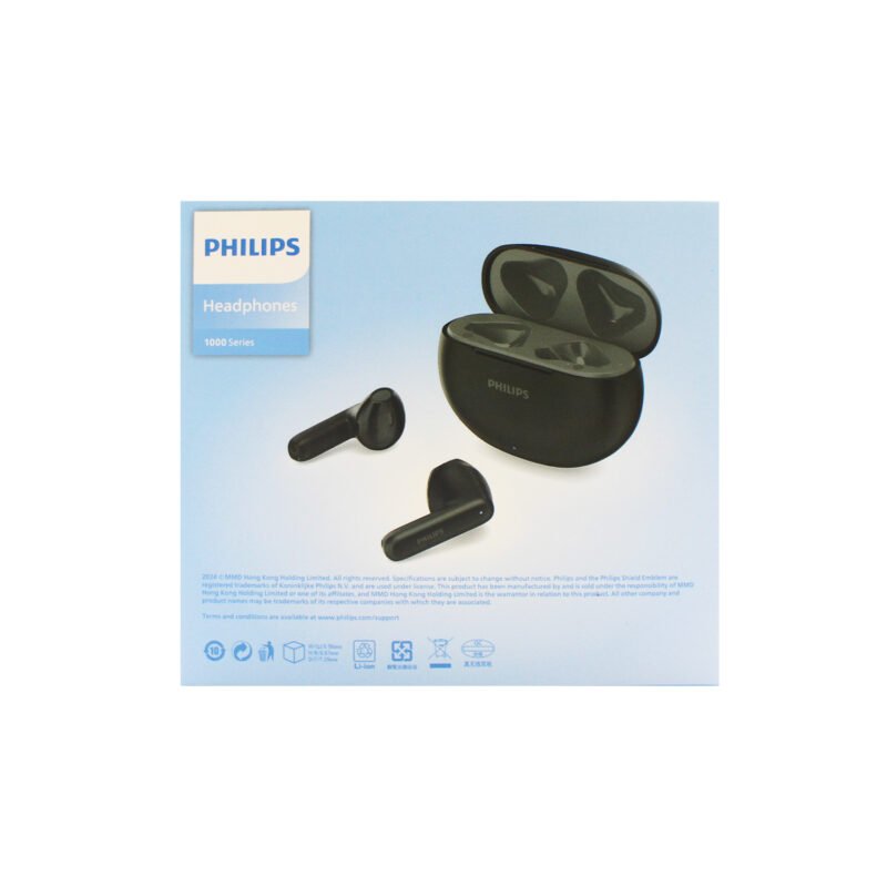 audifono philips bt v5.4 con microfono black — vista 6