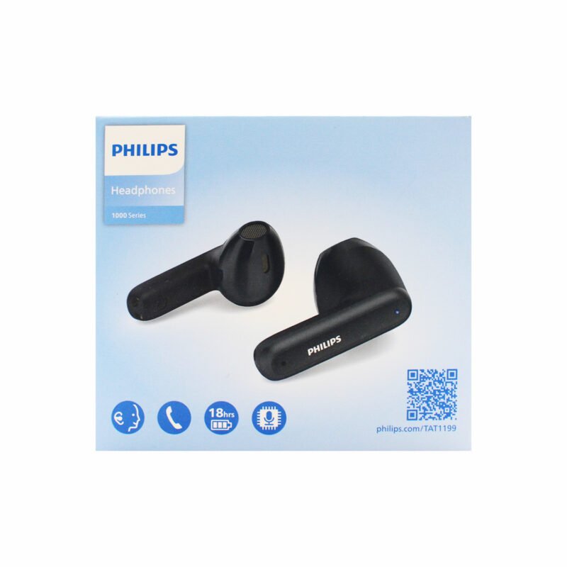 audifono philips bt v5.4 con microfono dark blue — vista 4