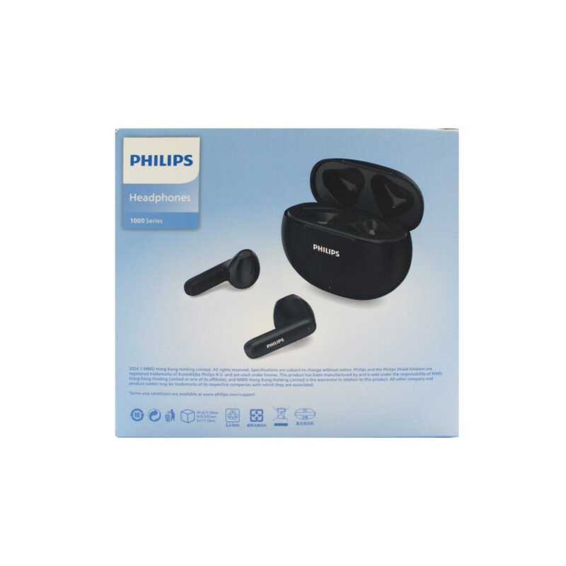 audifono philips bt v5.4 con microfono dark blue — vista 6
