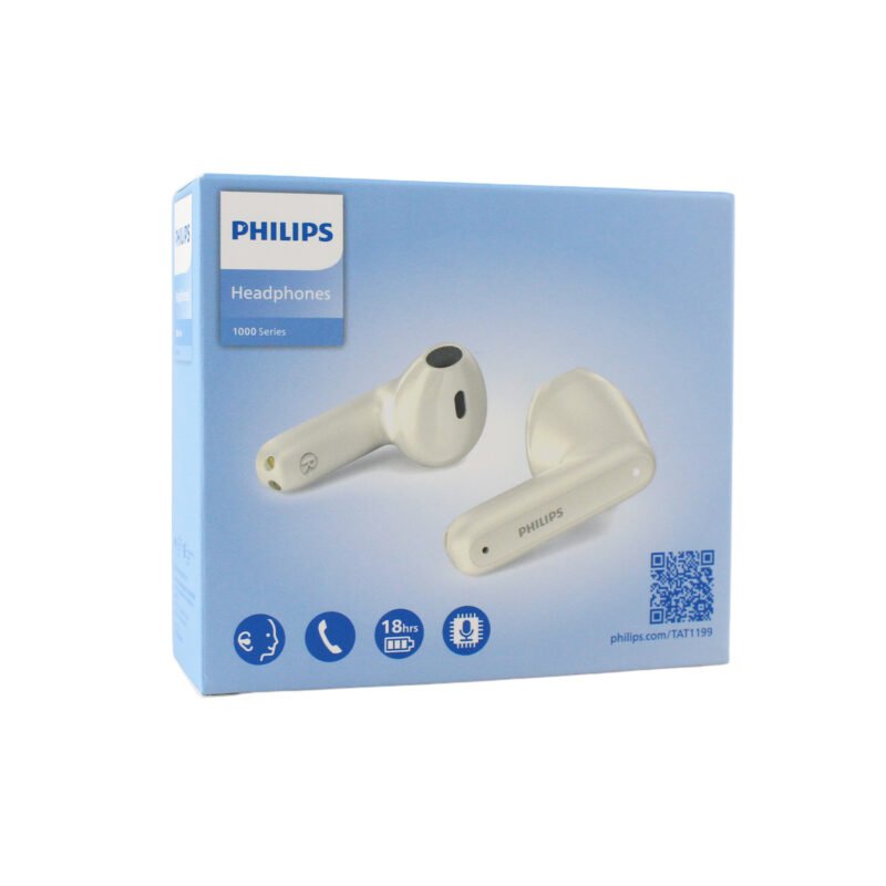audifono philips bt v5.4 con microfono white — vista 3