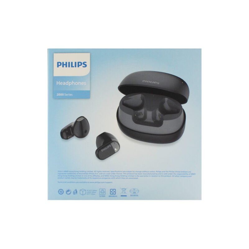 audifono philips bt v5.4 con microfono black — vista 4