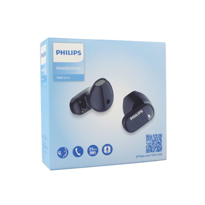 audifono philips bt v5.4 con microfono dark blue — vista 4