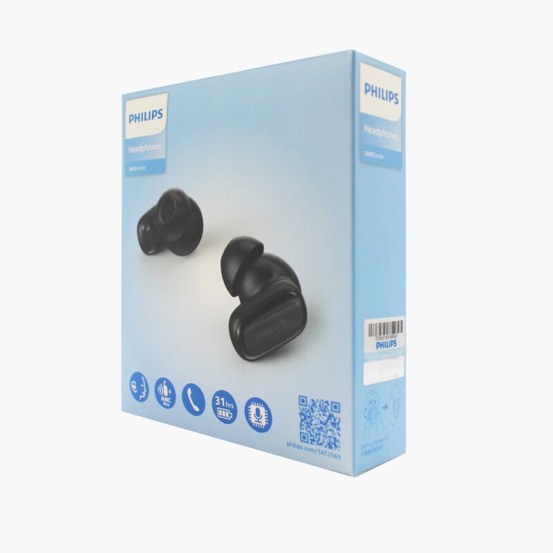 audifono philips bt v5.4 anc con microfono black — vista 6