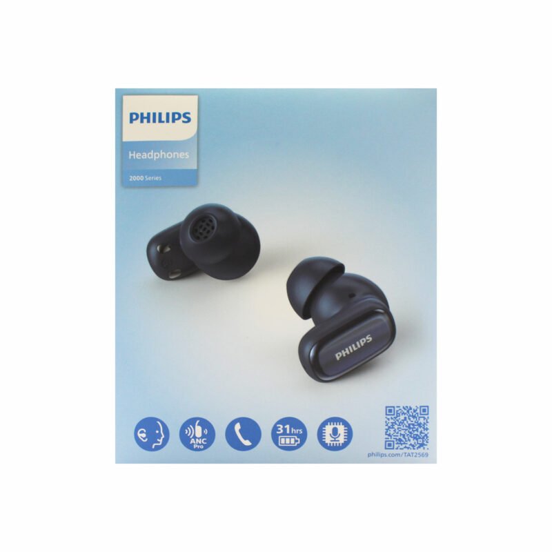 audifono philips bt con microfono bateria 31hrs dark blue — vista 5