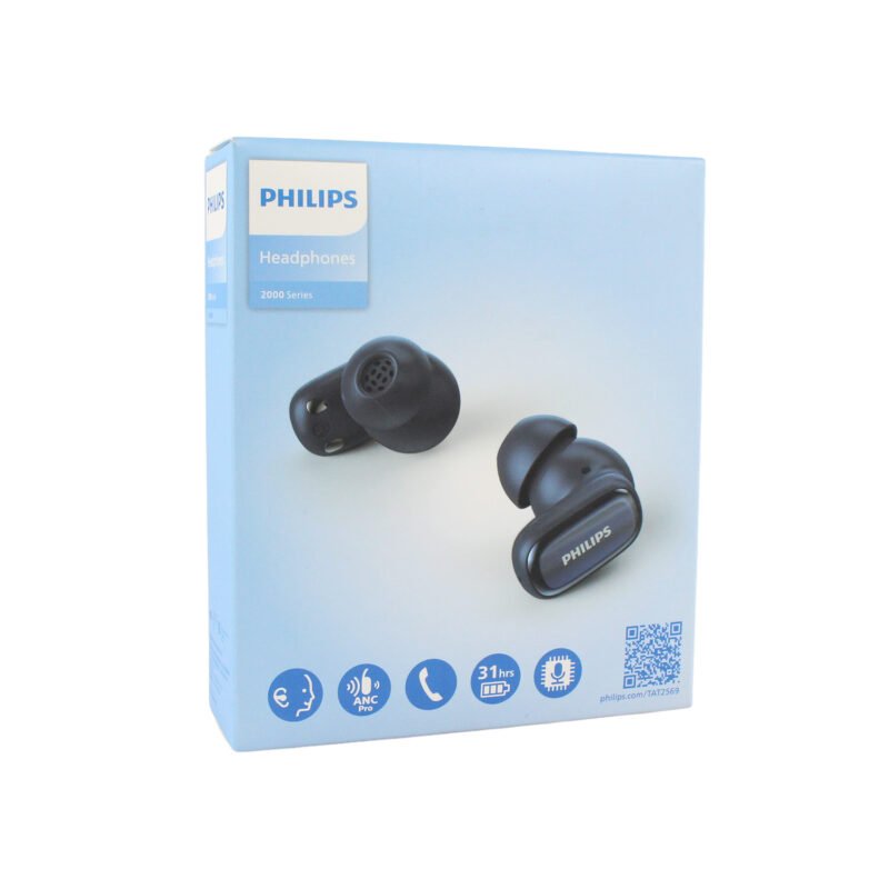 audifono philips bt con microfono bateria 31hrs dark blue — vista 4