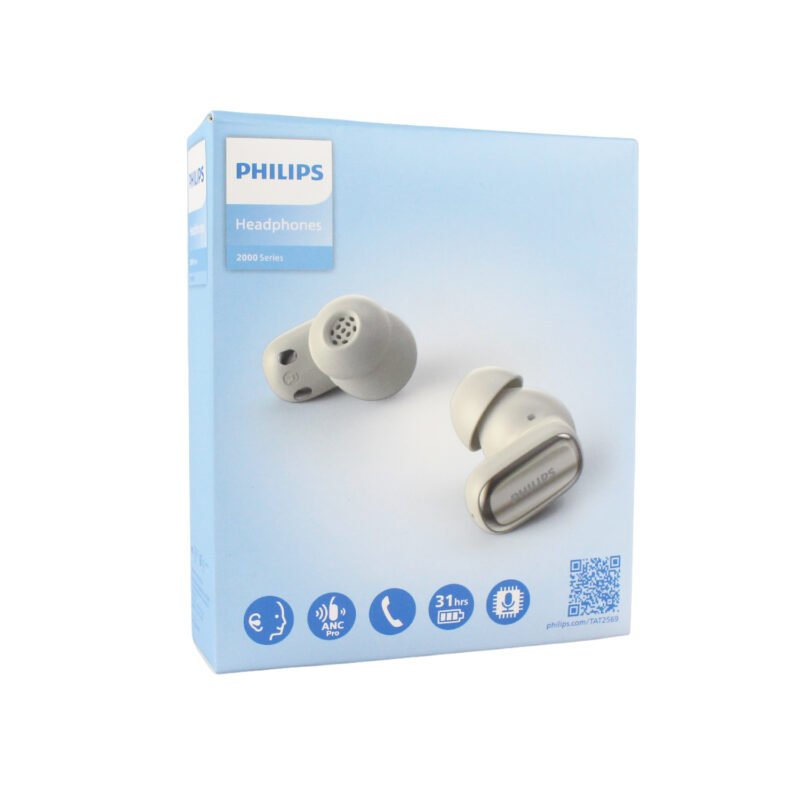 audifono philips bt v5.4 anc con microfonowhite — vista 4