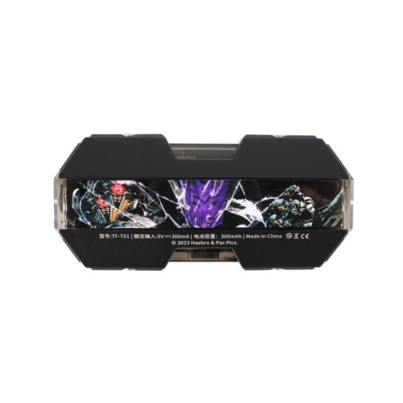 audifono transformers inalambricoss, bt v5.3, sonido 8d, reduccion de ruido, 5h de musica. decepticons (black) — vista 2