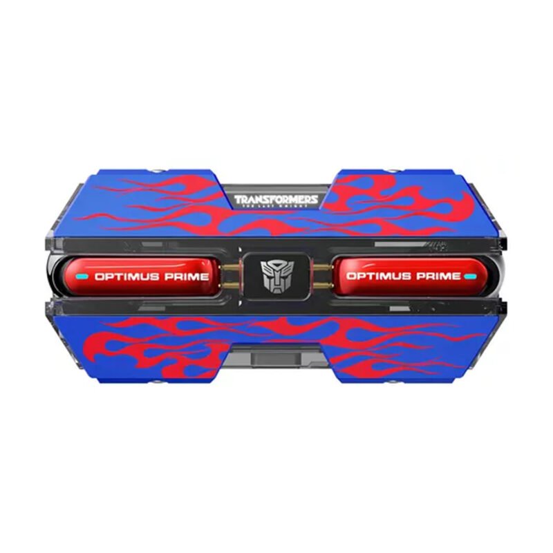 audifono transformers inalambricoss, bt v5.3, sonido 8d, reduccion de ruido, 5h de musica. autobots (blue) — vista 2