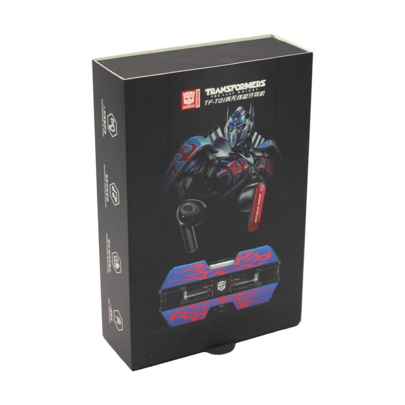 audifono transformers inalambricoss, bt v5.3, sonido 8d, reduccion de ruido, 5h de musica. autobots (blue) — vista 4