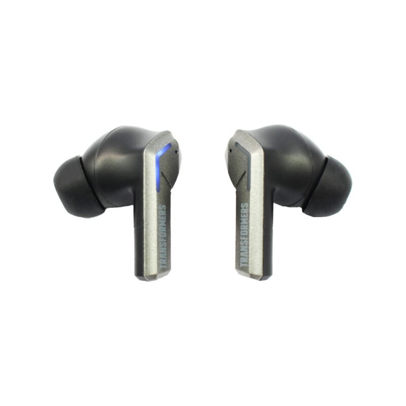 audifono transformers inalambricosss bt v5.3, 3 4h de musica, carga en 1h, distancia de 10m. decepticons (silver) — vista 2
